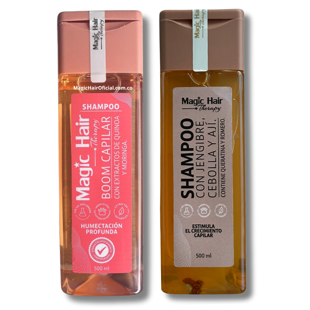 Kit Shampoo de Cebolla + Shampoo Boom Magic Hair