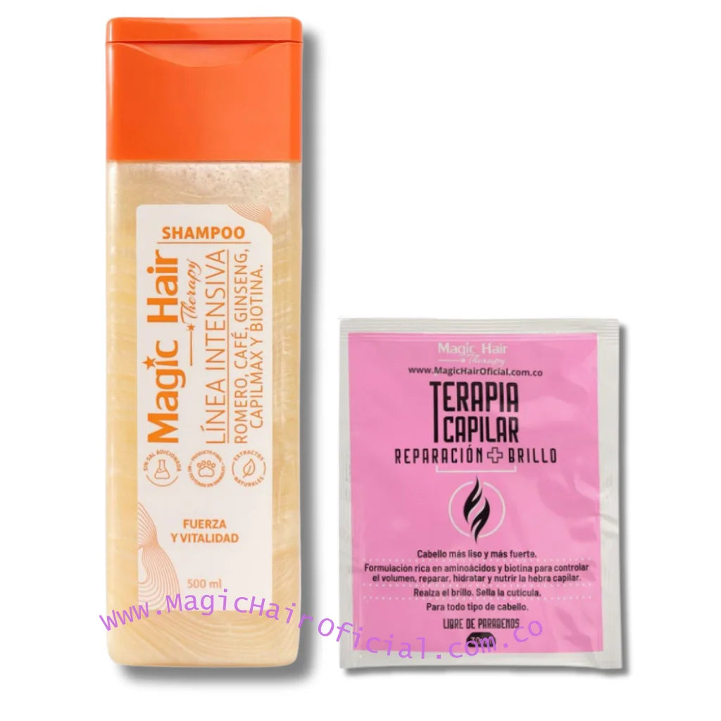 kit Sachet Terapia Capilar + Shampoo Crecimiento Acelerado Nueva Formula | Magic Hair