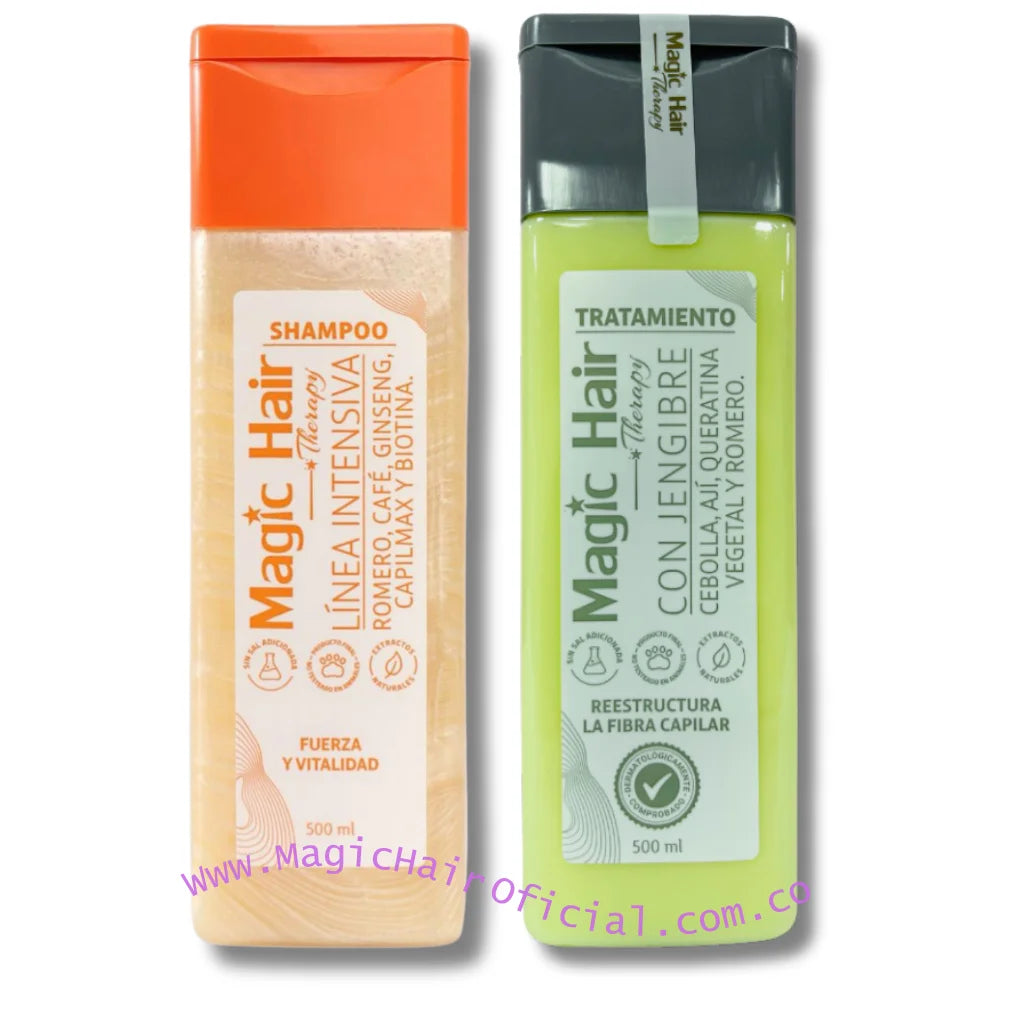 kit Tratamiento de Cebolla para el Cabello + Shampoo Crecimiento Acelerado Nueva Formula | Magic Hair