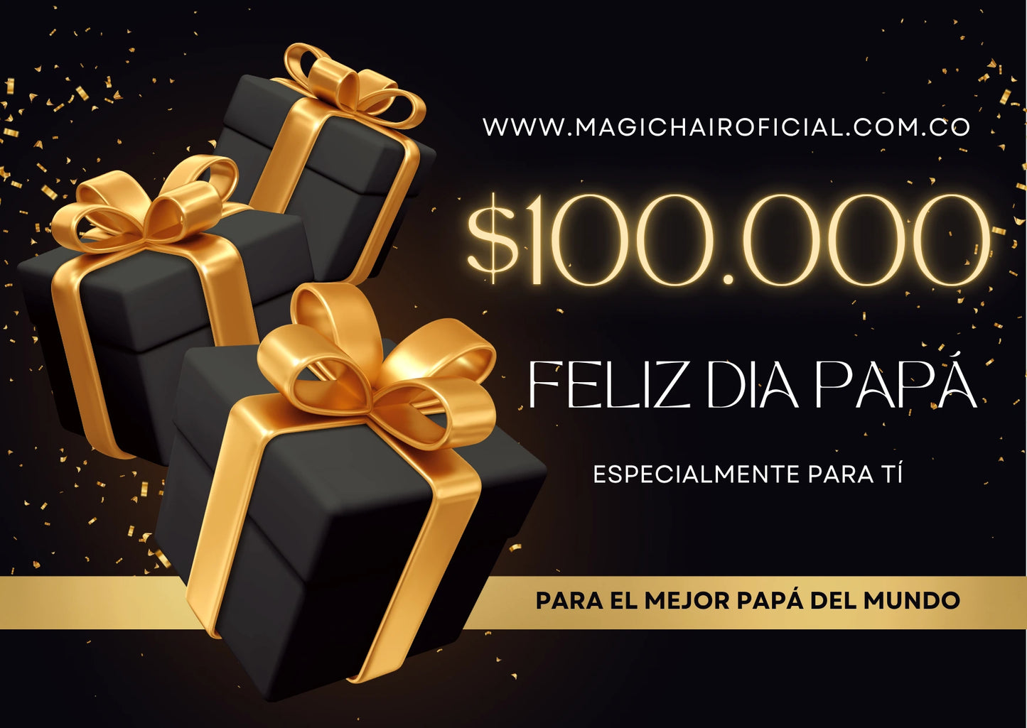 Tarjeta de regalo Magic Hair - Regalos para el Dia del Padre - Envío por correo electrónico