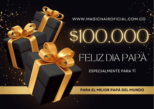 Tarjeta de regalo Magic Hair - Regalos para el Dia del Padre - Envío por correo electrónico