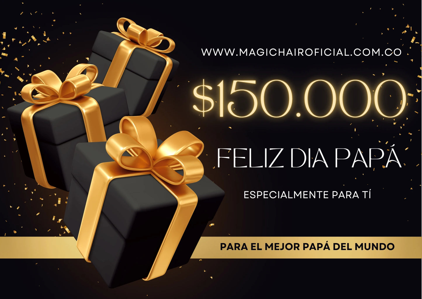 Tarjeta de regalo Magic Hair - Regalos para el Dia del Padre - Envío por correo electrónico