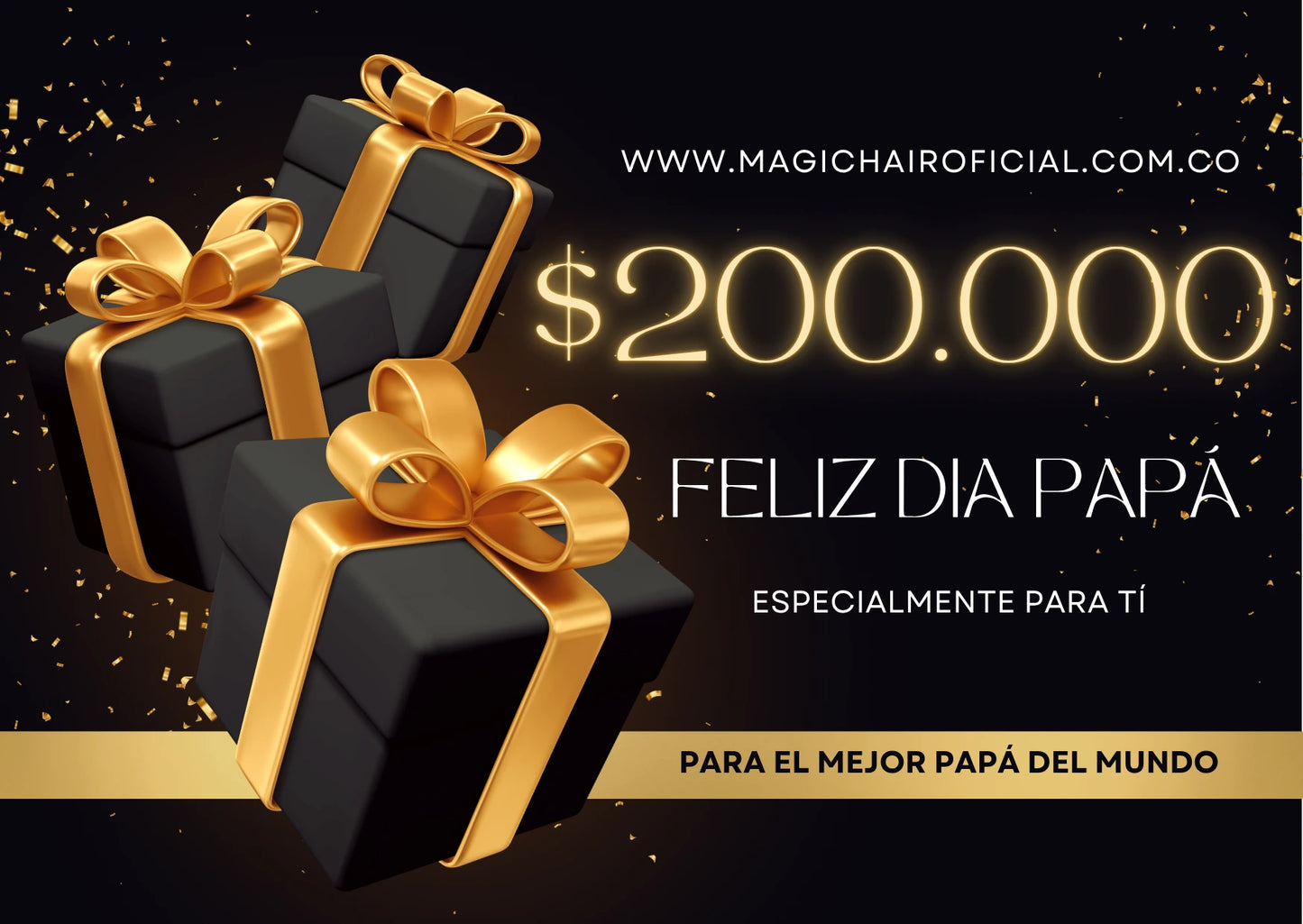 Tarjeta de regalo Magic Hair - Regalos para el Dia del Padre - Envío por correo electrónico