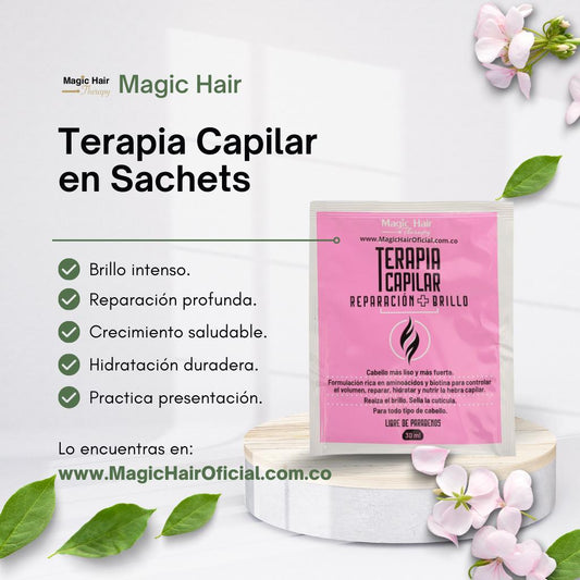 Kit Terapia Capilar Magic Hair 3 sachets