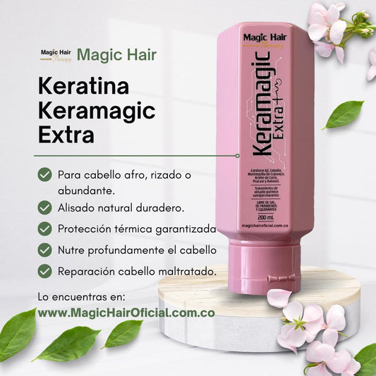Kit Shampoo para la Caspa + Acondicionador Anticaspa + keratina keramagic Extra