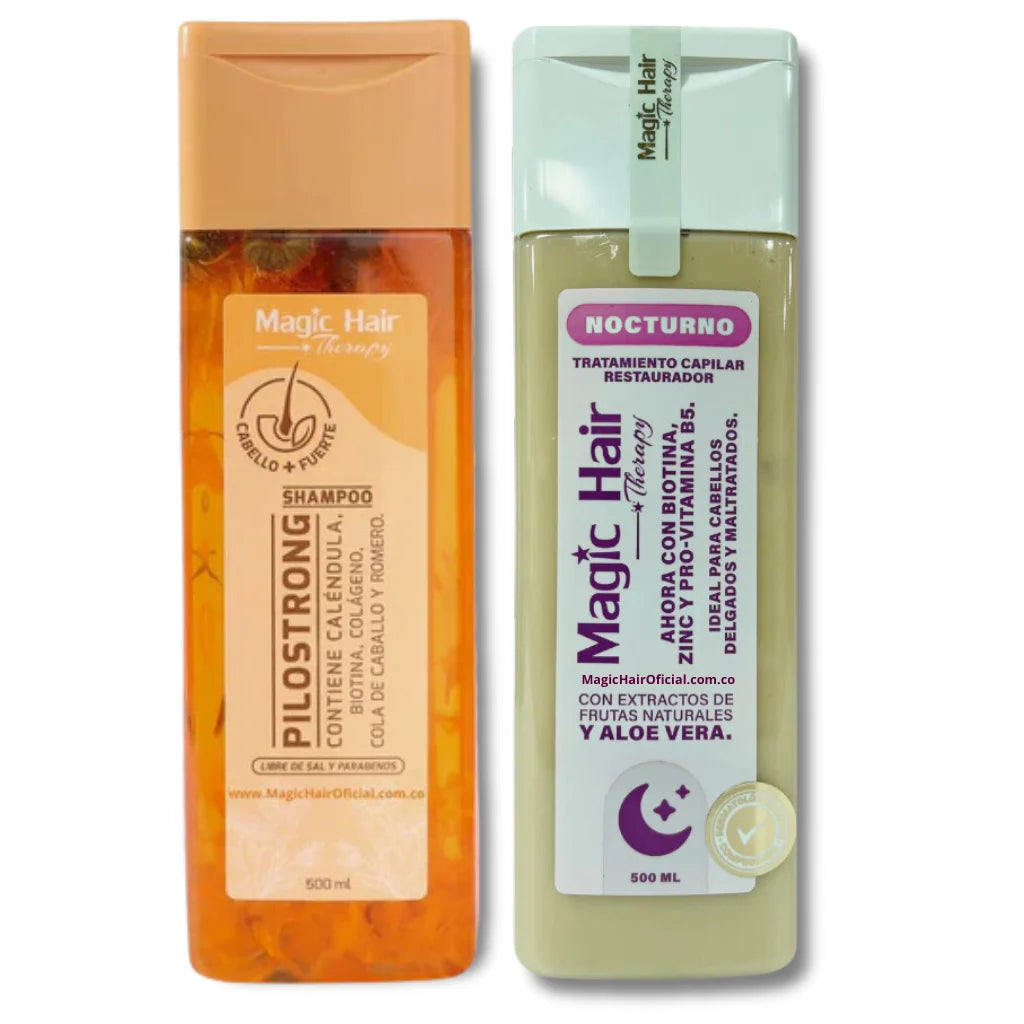Kit Shampoo Caida Cabello Pilostrong+ Tratamiento Nocturno