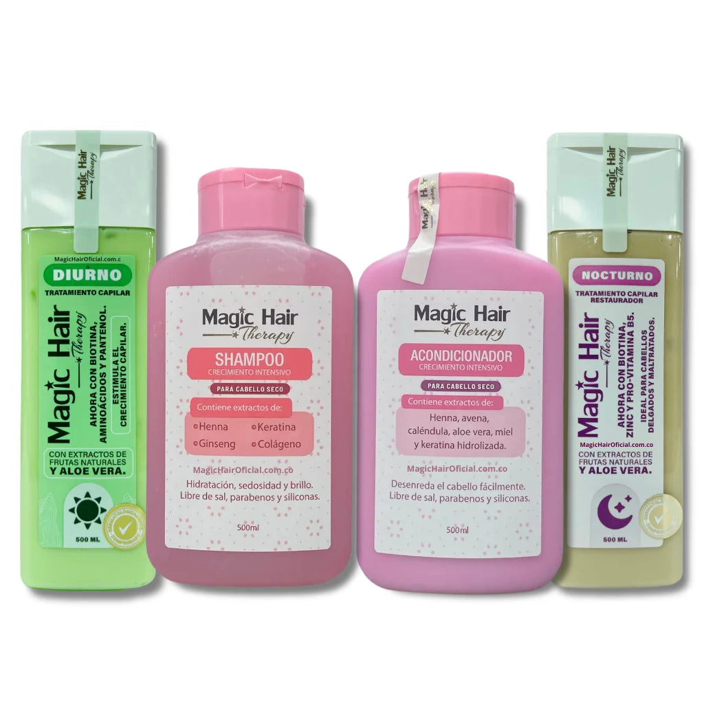 Tratamiento para Crecimiento del Cabello Seco | Magic Hair