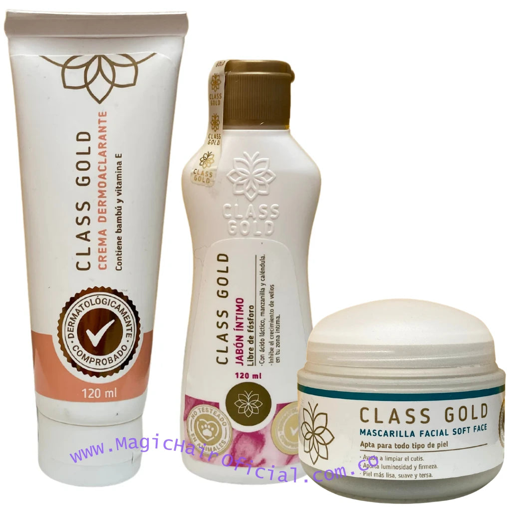 Crema para Granos en las Nalgas - Kit Class Gold con Bambú