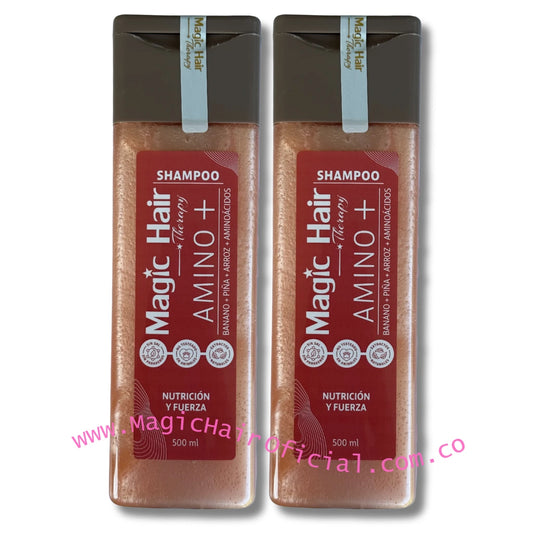 kit Dos Shampoo para la Caída del Cabello Amino Nueva Formula | Magic Hair