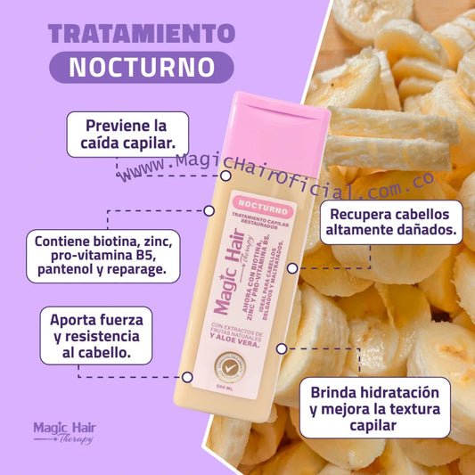 Tratamiento Nocturno para la Caida del Cabello | Magic Hair