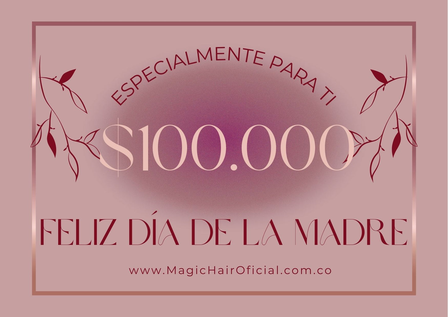 Tarjeta de regalo Magic Hair - Feliz Dia de la Madre - Envío por correo electrónico