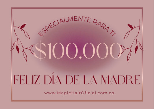 Tarjeta de regalo Magic Hair - Feliz Dia de la Madre - Envío por correo electrónico