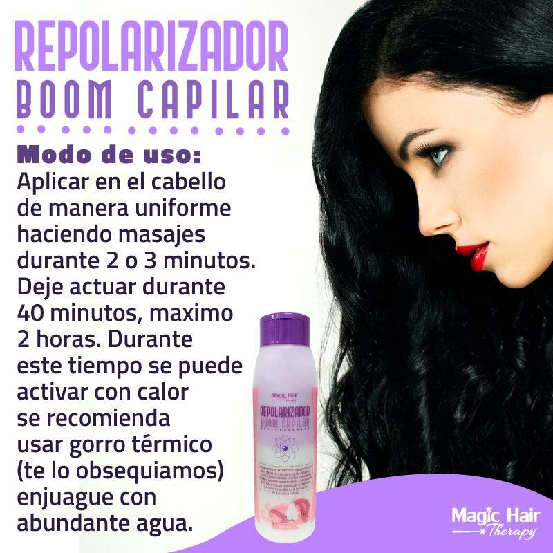 Kit Shampoo Anticaspa Cabello + Tratamiento Boom Repolarizador | Magic Hair | Magia en tu Cabello Kit Magic Hair Magic Hair Oficial