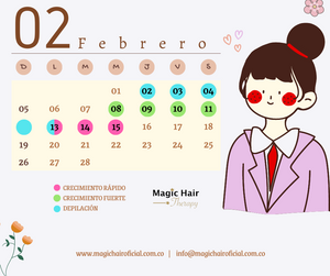 Calendario Lunar Febrero 2023