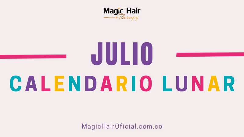 Calendario Lunar Julio 2025 | Magic Hair