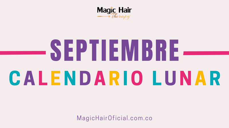 Calendario Lunar Septiembre 2025 | Magic Hair Oficial