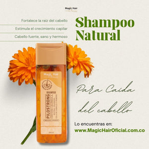 Shampoo para la Caida del Cabello Pilostrong de Magic Hair: ¡Fortaleza para tu Cabello!