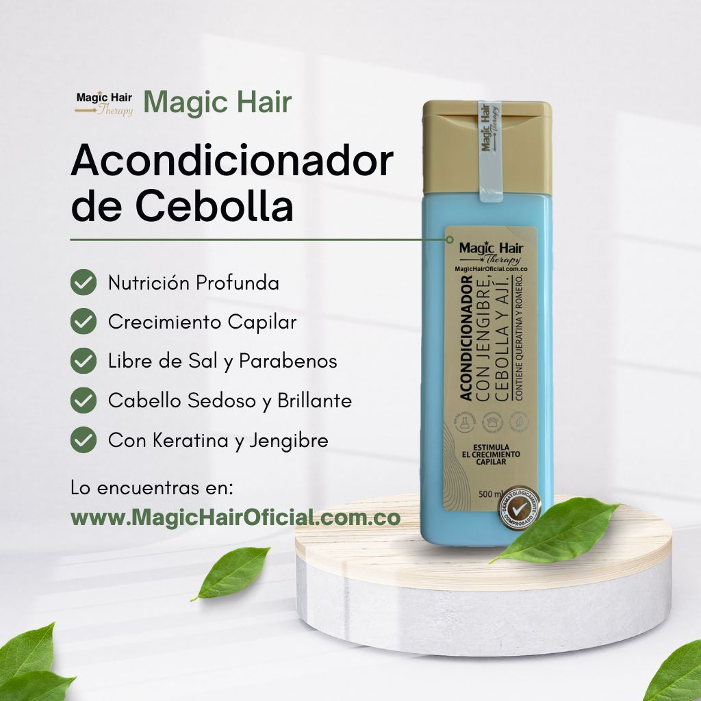 Kit Crecimiento Cabello Repolarizacion Capilar + Shampoo de Cebolla + Acondicionador | Magic Hair