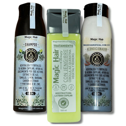 Tratamiento Cebolla Shampoo Anticaspa: Cabello Perfecto Magic