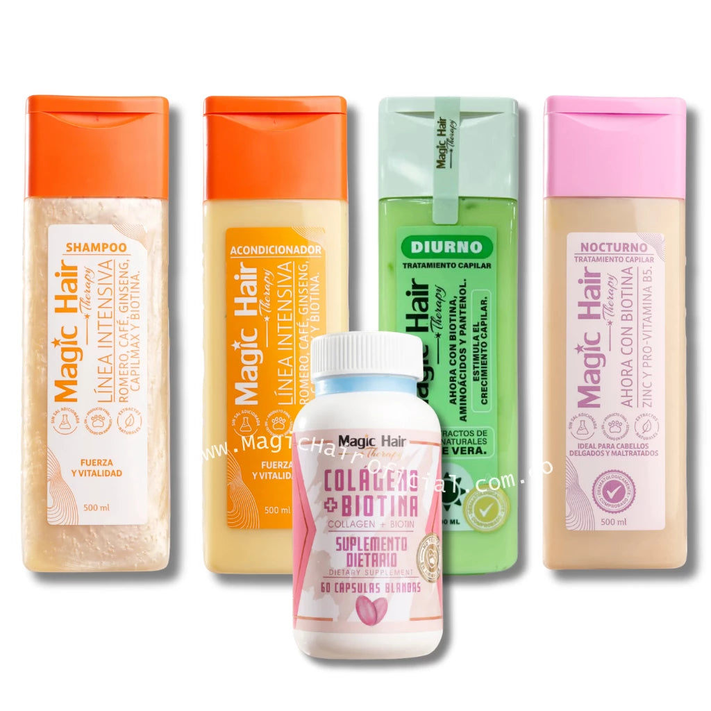 Kit Crecimiento Capilar con Biotina 6 Productos | Magic Hair