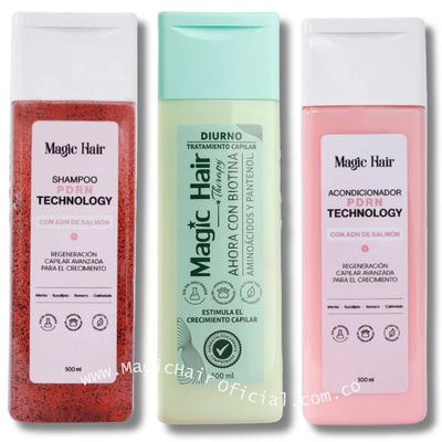 Kit Shampoo De Romero Y Crecimiento Para Cabello Débil 4 Productos