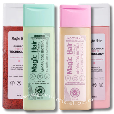Kit Shampoo de Romero Crecimiento para Cabello con Caída 5 Productos