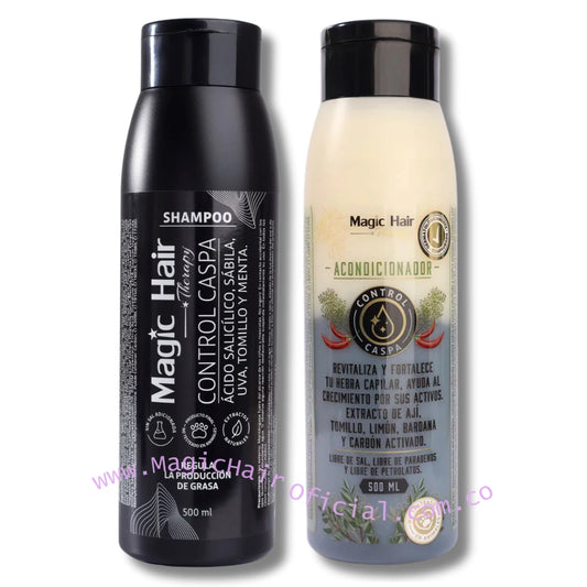 Kit Shampoo para la Caspa + Acondicionador Anticaspa | Magic Hair