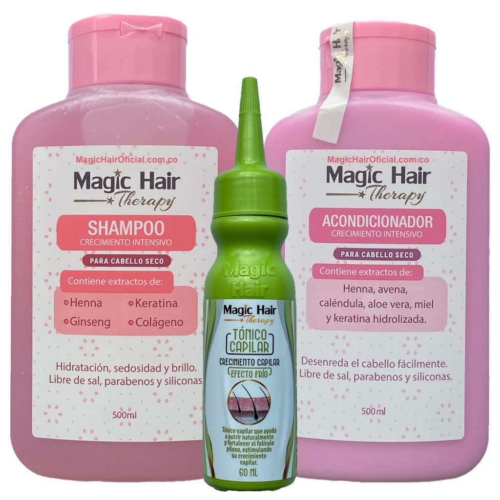 Kit de Crecimiento Capilar y Tratamiento para Cabello Seco | Magic Hair
