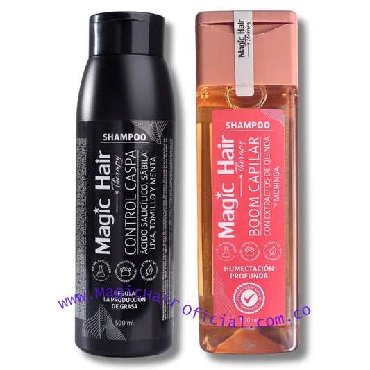 Kit Shampoo para la Caspa + Shampoo para Cabello Tinturado | Magic Hair
