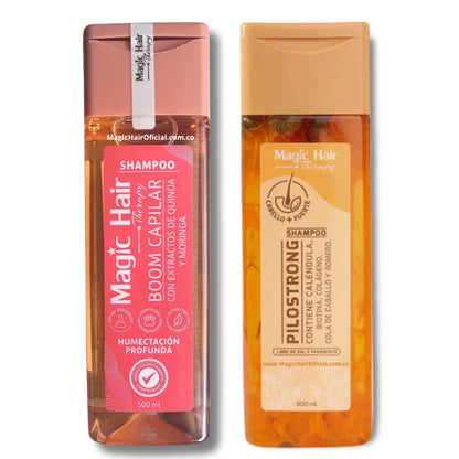 Shampoo Caída Cabello Pilostrong + Shampoo Reparación Capilar | Magic Hair