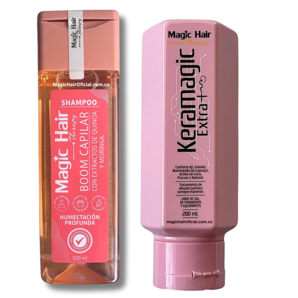 Shampoo Reparador Boom + keratina para Cabello Crespo | Magic Hair