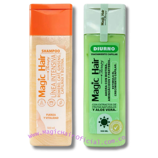 kit Shampoo Crecimiento Acelerado + Tratamiento Diurno para el Crecimiento del Cabello | Magic Hair