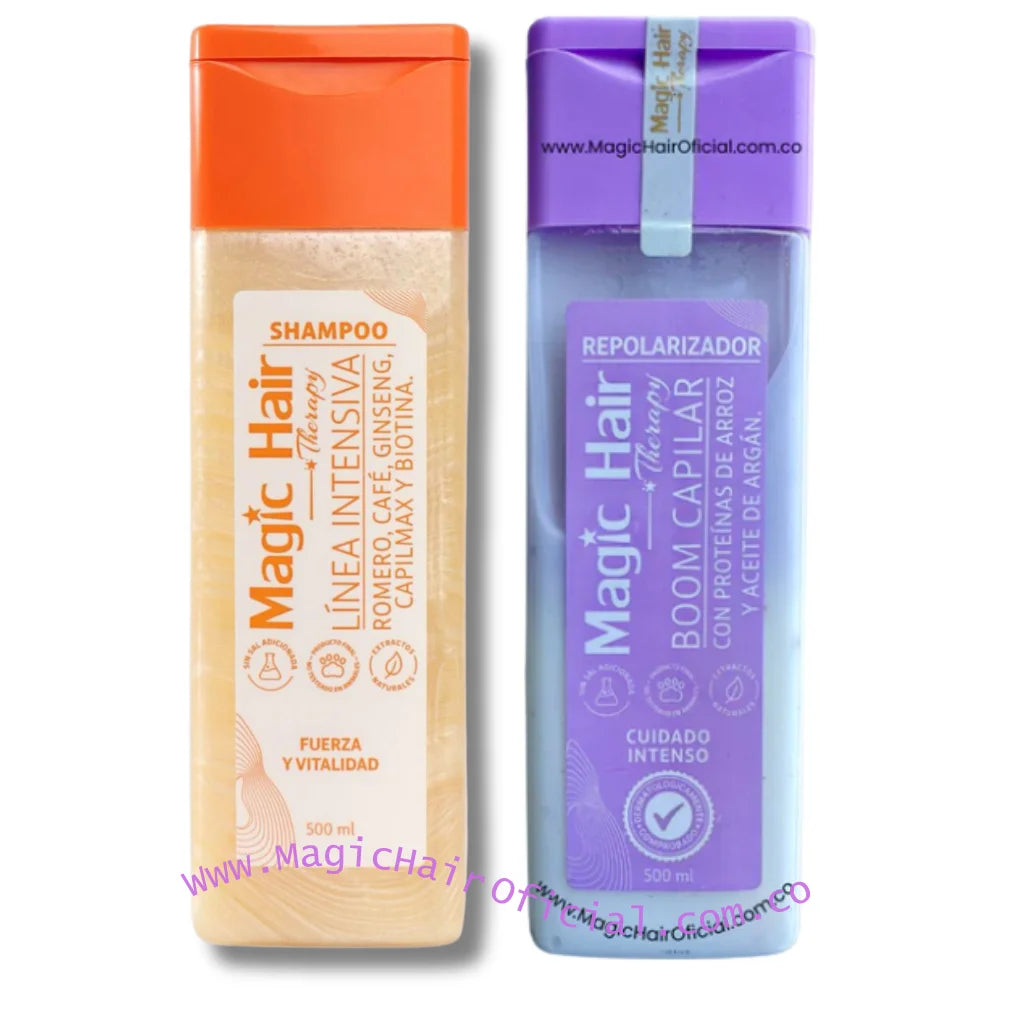 Kit Crecimiento Cabello Boom Repolarizador + Shampoo Crecimiento | Magic Hair