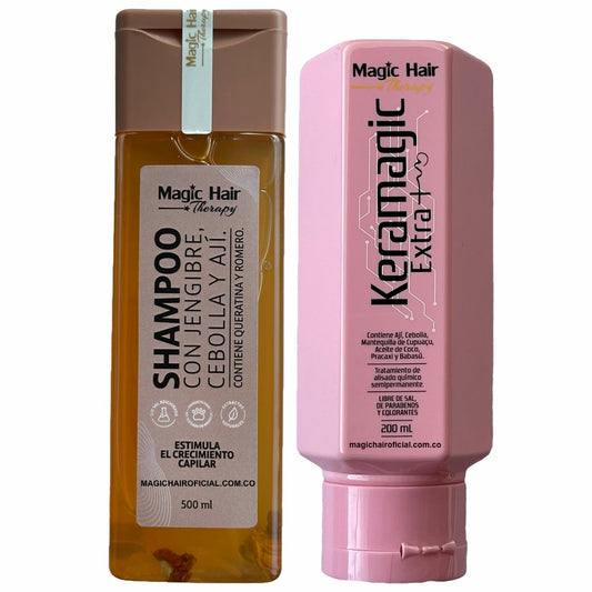 Shampoo de Cebolla + Keratina Keramagic Extra  | Magic Hair