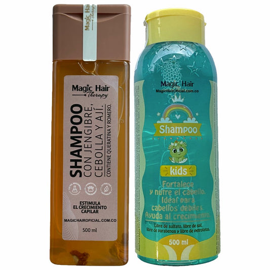 Shampoo de Cebolla + Shampoo para Niños Kids | Magic Hair