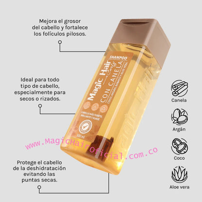 Kit Completo para Crecimiento Cabello Ondulado | Magic Hair