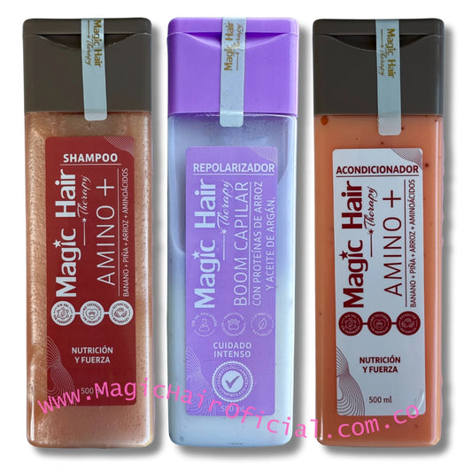 kit Repolarizacion Capilar + Shampoo para la Caida del Cabello + Acondicionador sin Sal | Magic Hair