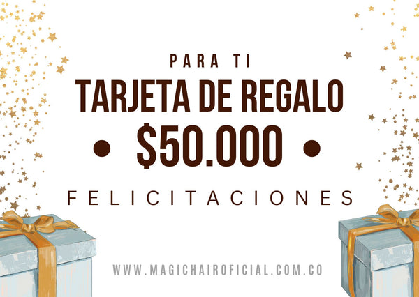Tarjeta de regalo Magic Hair - Tarjetas de Felicitación - Envío por correo electrónico
