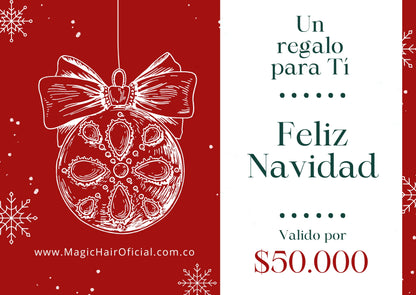 Tarjeta de Regalo Magic Hair - Regalos de Navidad - Envío por correo electrónico | Magic Hair