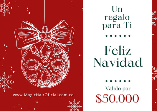 Tarjeta de Regalo Magic Hair - Regalos de Navidad - Envío por correo electrónico | Magic Hair