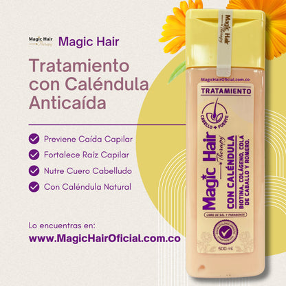 Tratamiento con Calendula para la Caida del Cabello Magic Hair