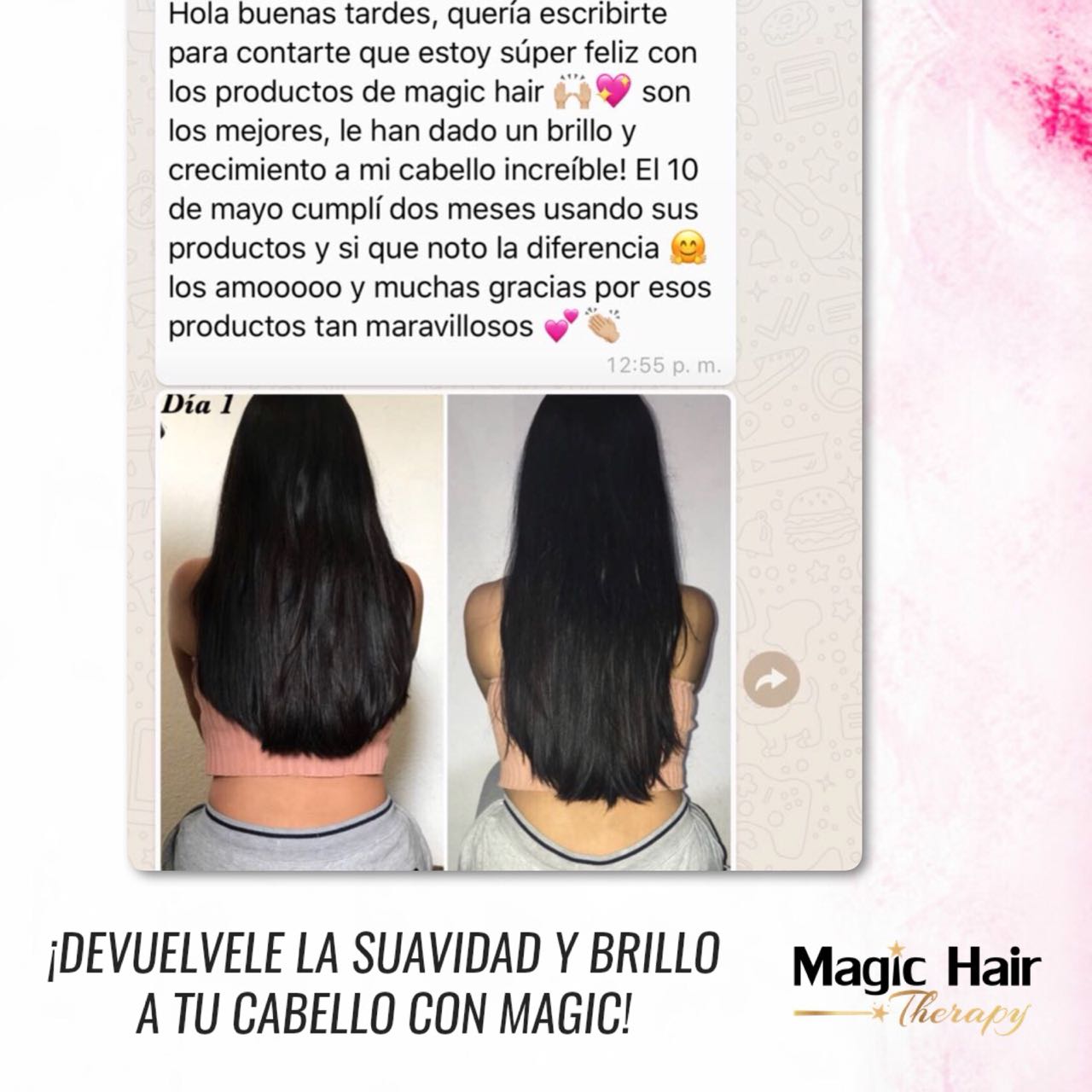 Kit Crecimiento Cabello Boom Repolarizador, Shampoo y Acondicionador | Magic Hair | Magia en tu Cabello Kit Magic Hair Magic Hair Oficial