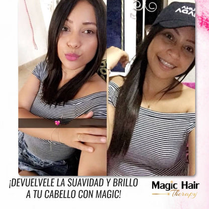 Kit Crecimiento Cabello Boom Repolarizador, Shampoo y Acondicionador | Magic Hair | Magia en tu Cabello Kit Magic Hair Magic Hair Oficial