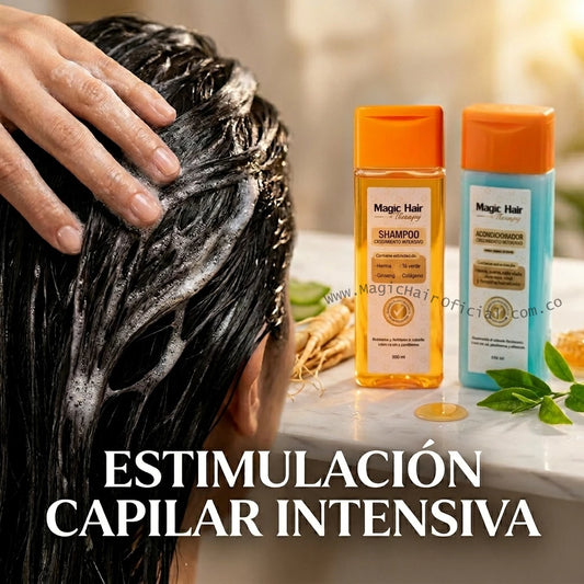 Kit Shampoo Crecimiento Acelerado Con Ginseng Para Cabello Débil