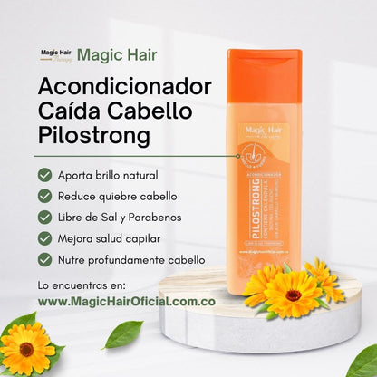 Kit Caida Cabello Pilostrong + Repolarización Capilar Boom | Magic Hair