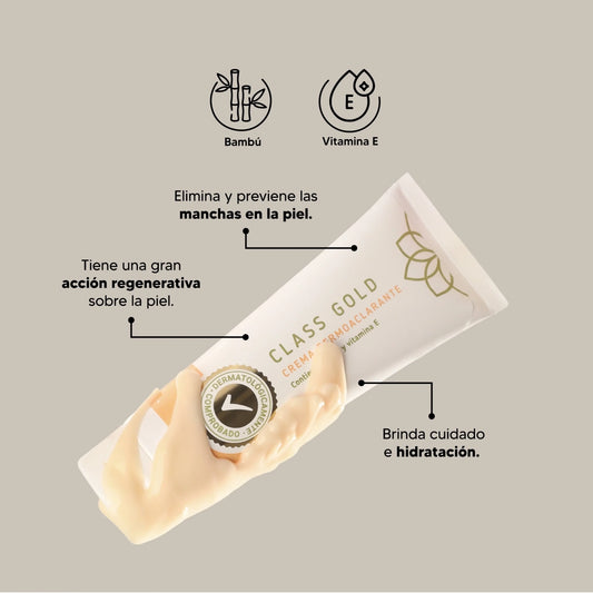 Crema Dermoaclarante Class Gold 120 ml