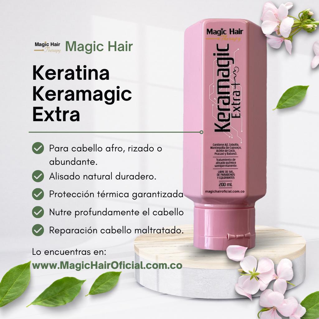 Kit Keratina Keramagic Extra + Shampoo para la Caida del Cabello
