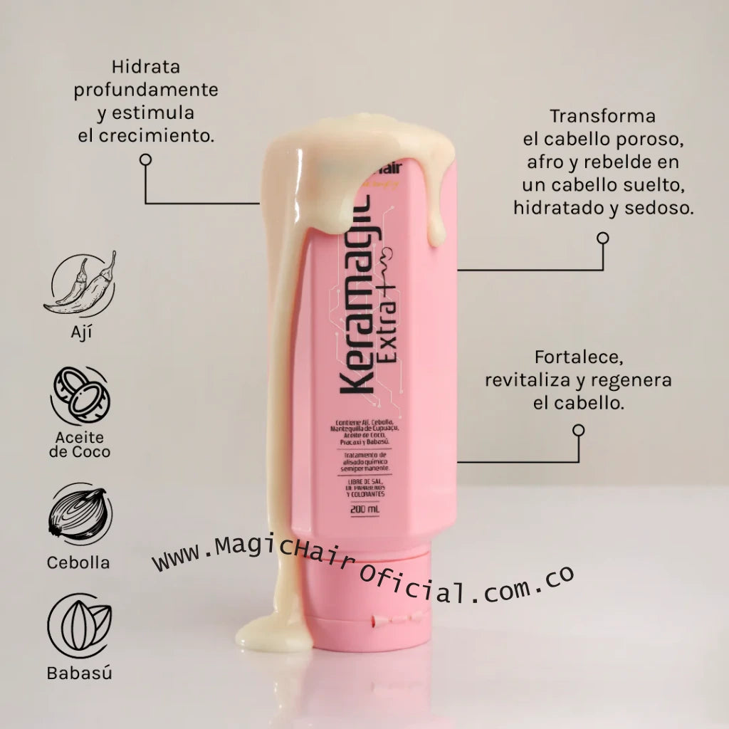 keratina para Cabello Crespo Keramagic Extra