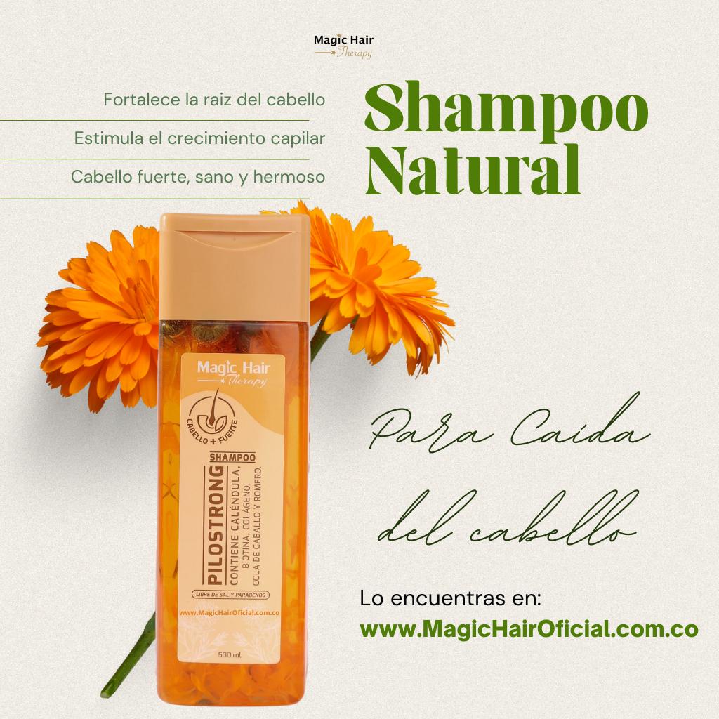Kit Dos Shampoo Caída Cabello Pilostrong | Magic Hair