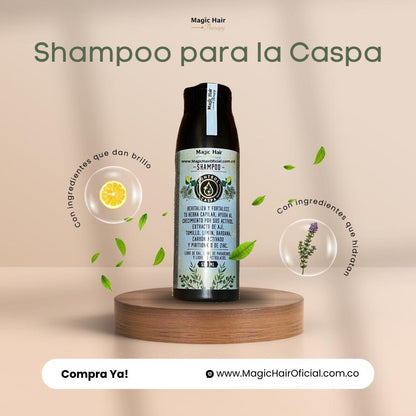 Shampoo para la Caspa + Shampoo Caída Cabello Pilostrong | Magic Hair
